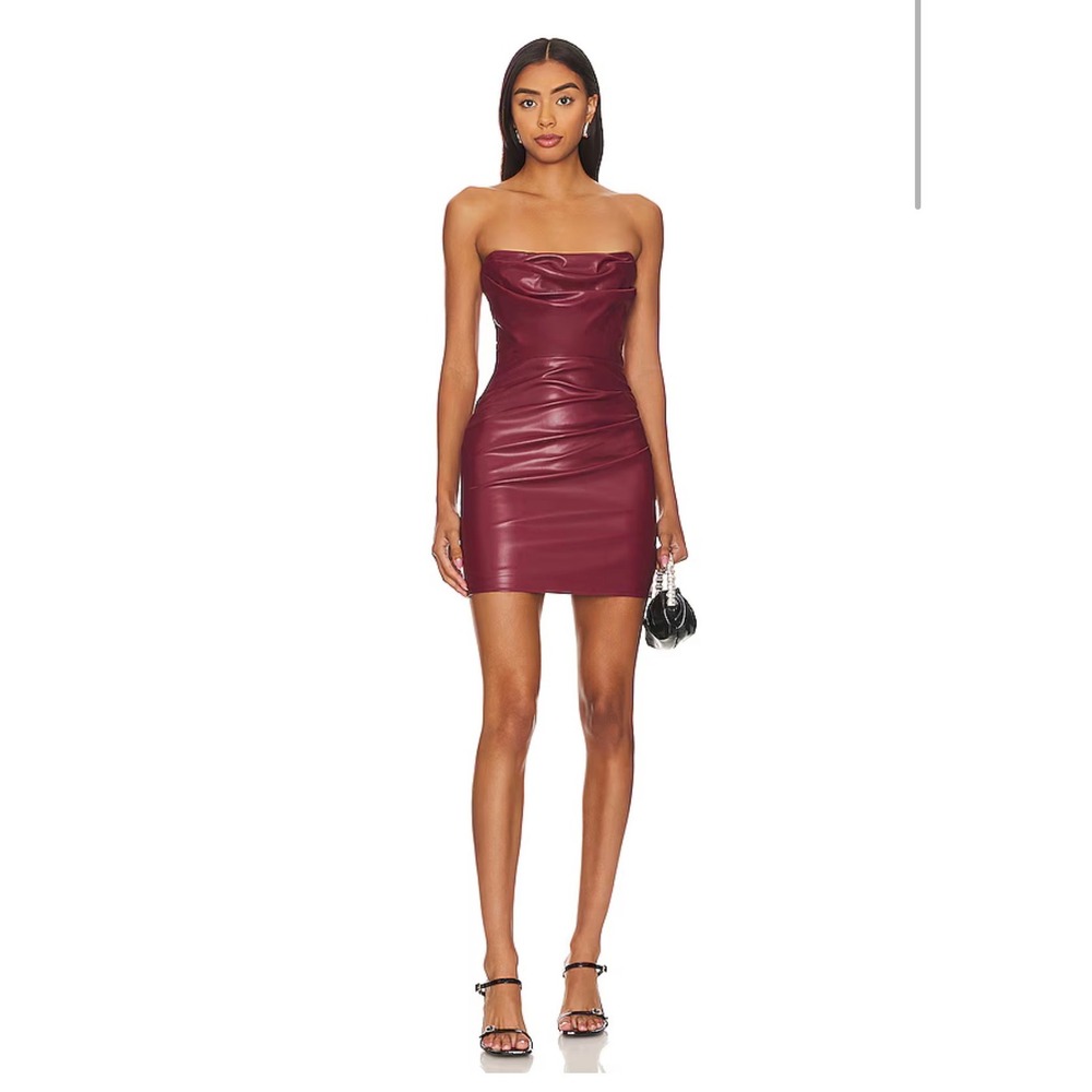 Nookie Leona Mini Dress in Wine in Size v Medium NWOT